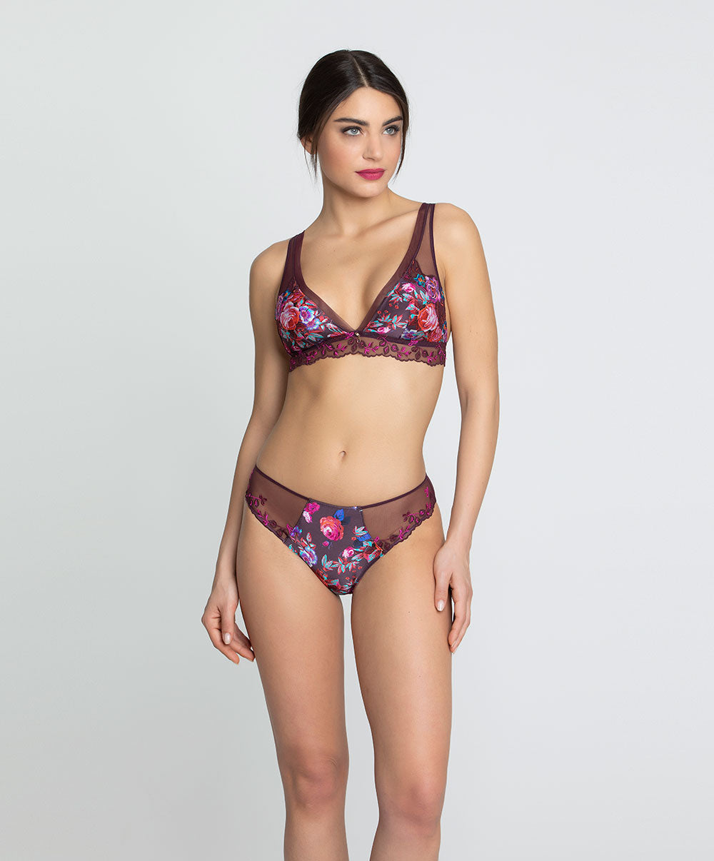 Soutien-gorge sans armatures triangle Lise Charmel Aveu en Fleurs aveu pétale ACH6543-AP