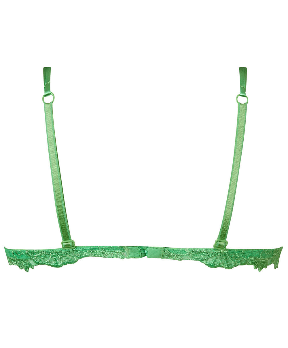 Soutien-gorge sans armatures triangle Lise Charmel Dressing Floral émeraude ACC6588-DE