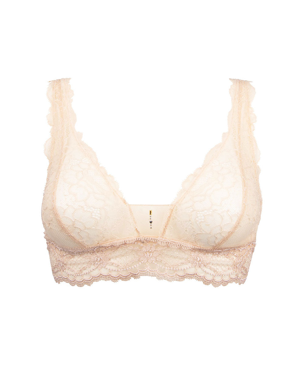 Soutien-gorge sans armatures triangle Lise Charmel Sublime en Dentelle nude sublime ACH6513-NS