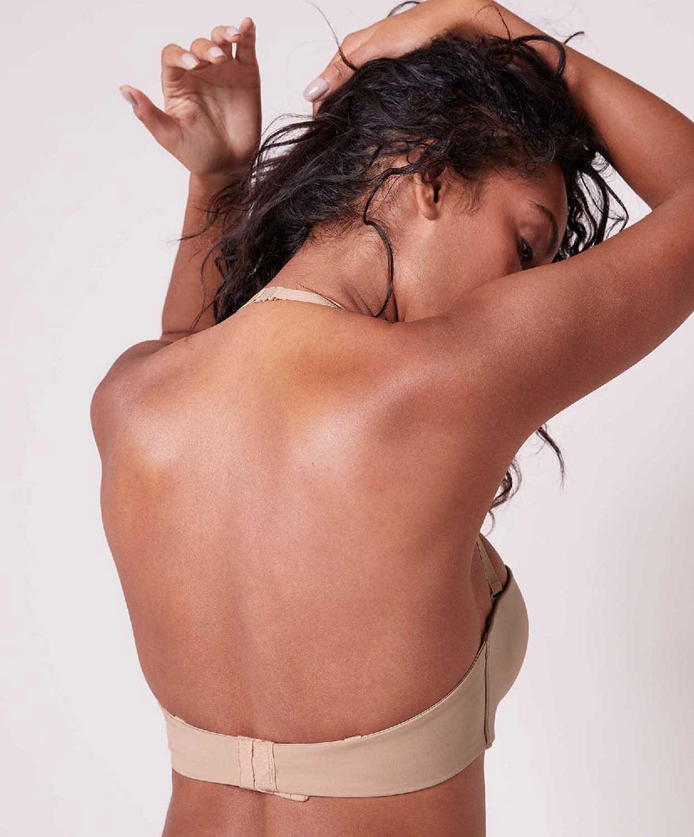Soutien-gorge sans bretelles plongeant Simone Pérèle Inspiration peau 12W303-709