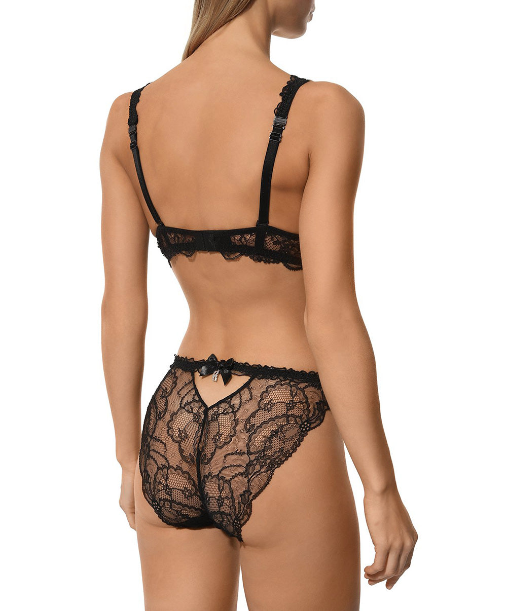 Soutien-gorge sexy triangle armatures Lise Charmel Soir de Venise noir ACA7403-ND