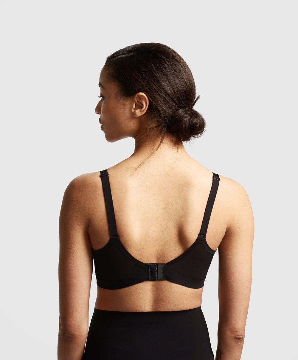 Soutien-gorge coque enveloppant spacer Pure light Noir Chantelle C10M70-011