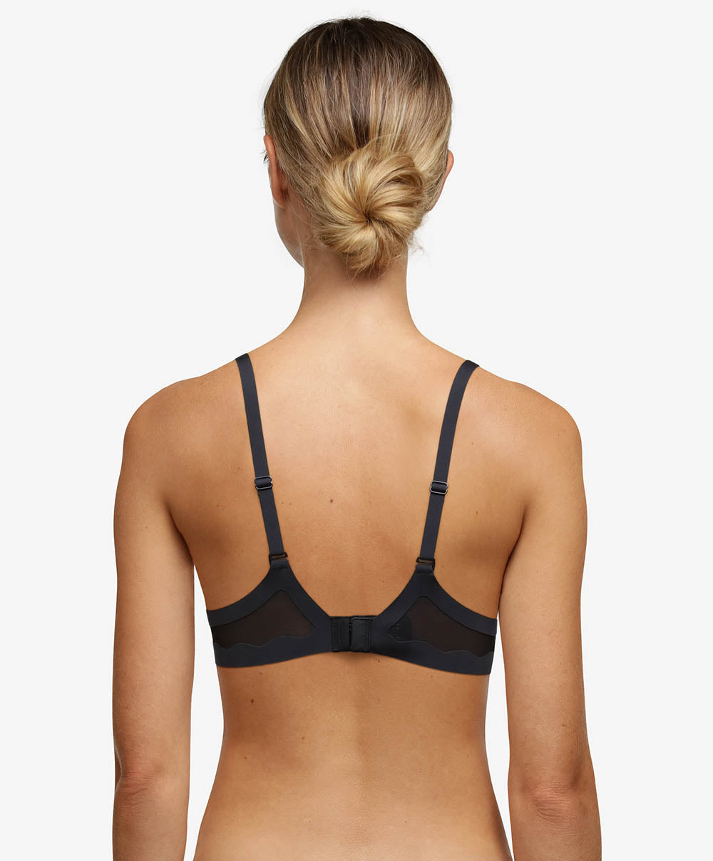 Soutien-gorge coque enveloppant spacer Pure light Noir Chantelle C10M70-011