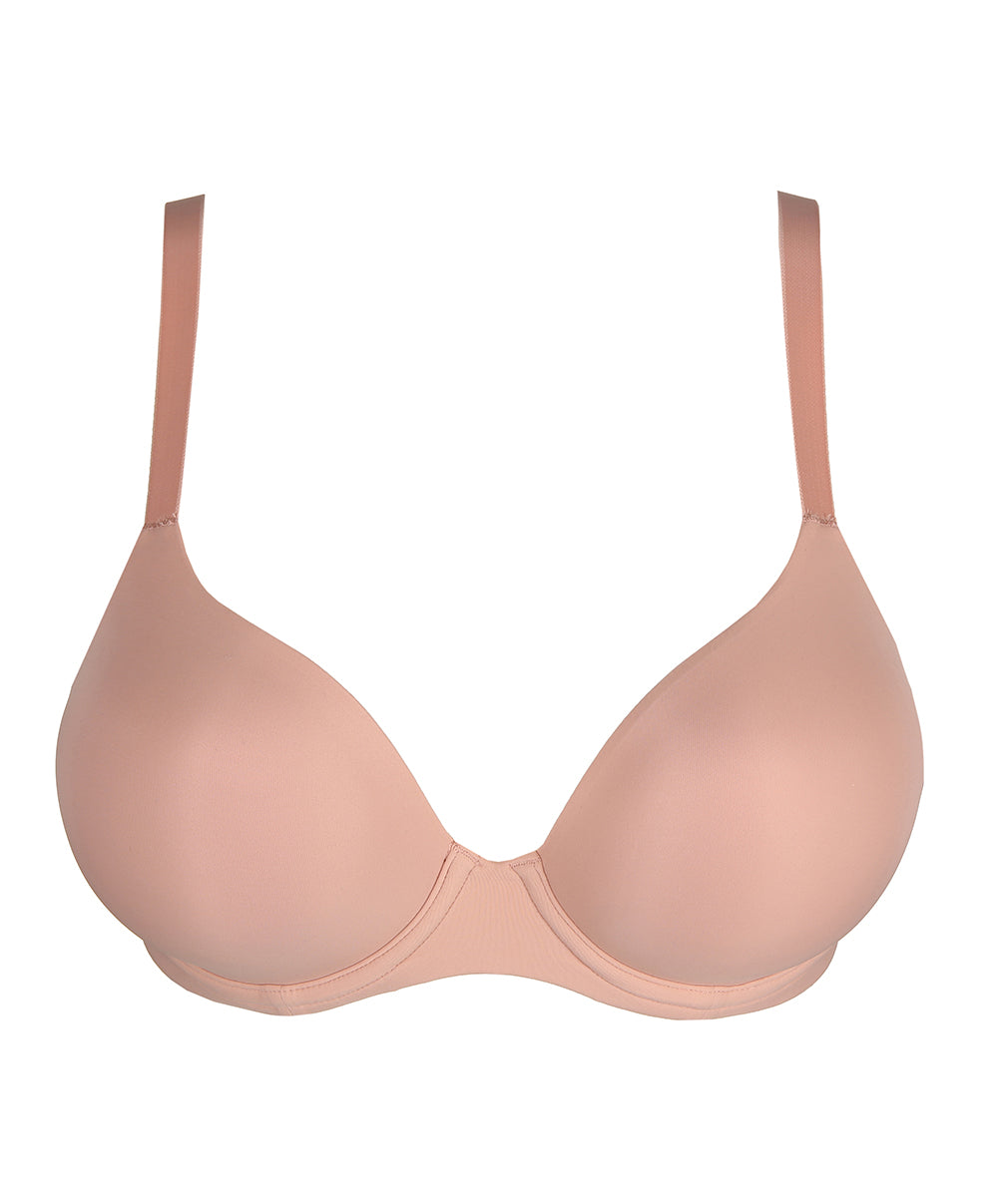 Soutien-gorge spacer plongeant lisse invisible à armatures PrimaDonna Figuras rose poudré 0163256-PWD