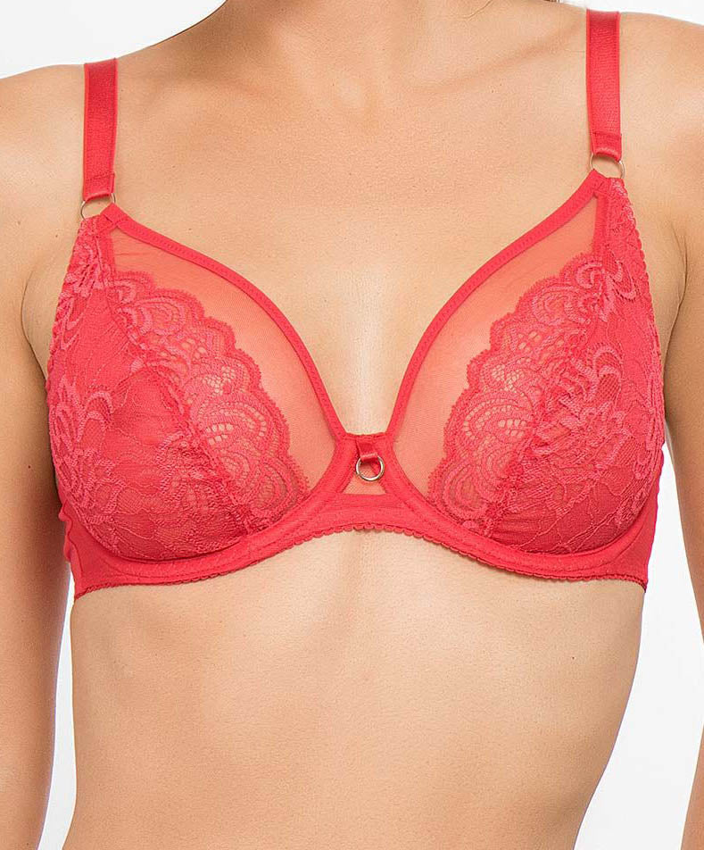 Soutien-gorge triangle avec armatures Tendre capture Rouge Antinéa de Lise Charmel DCG6723-rouge