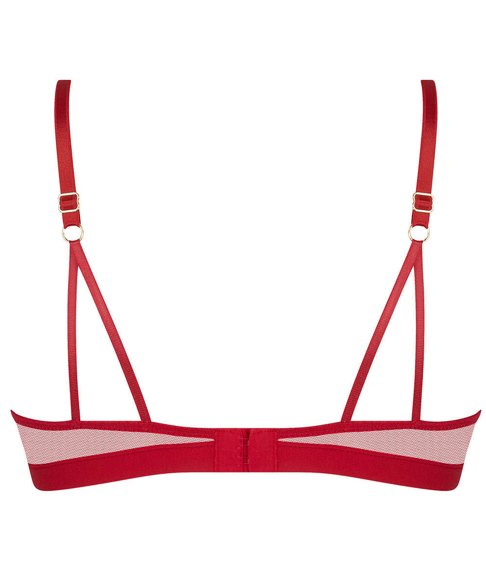 Soutien-gorge triangle armatures Lise Charmel Adorable en Sexy rouge effusion ACH6985-RE