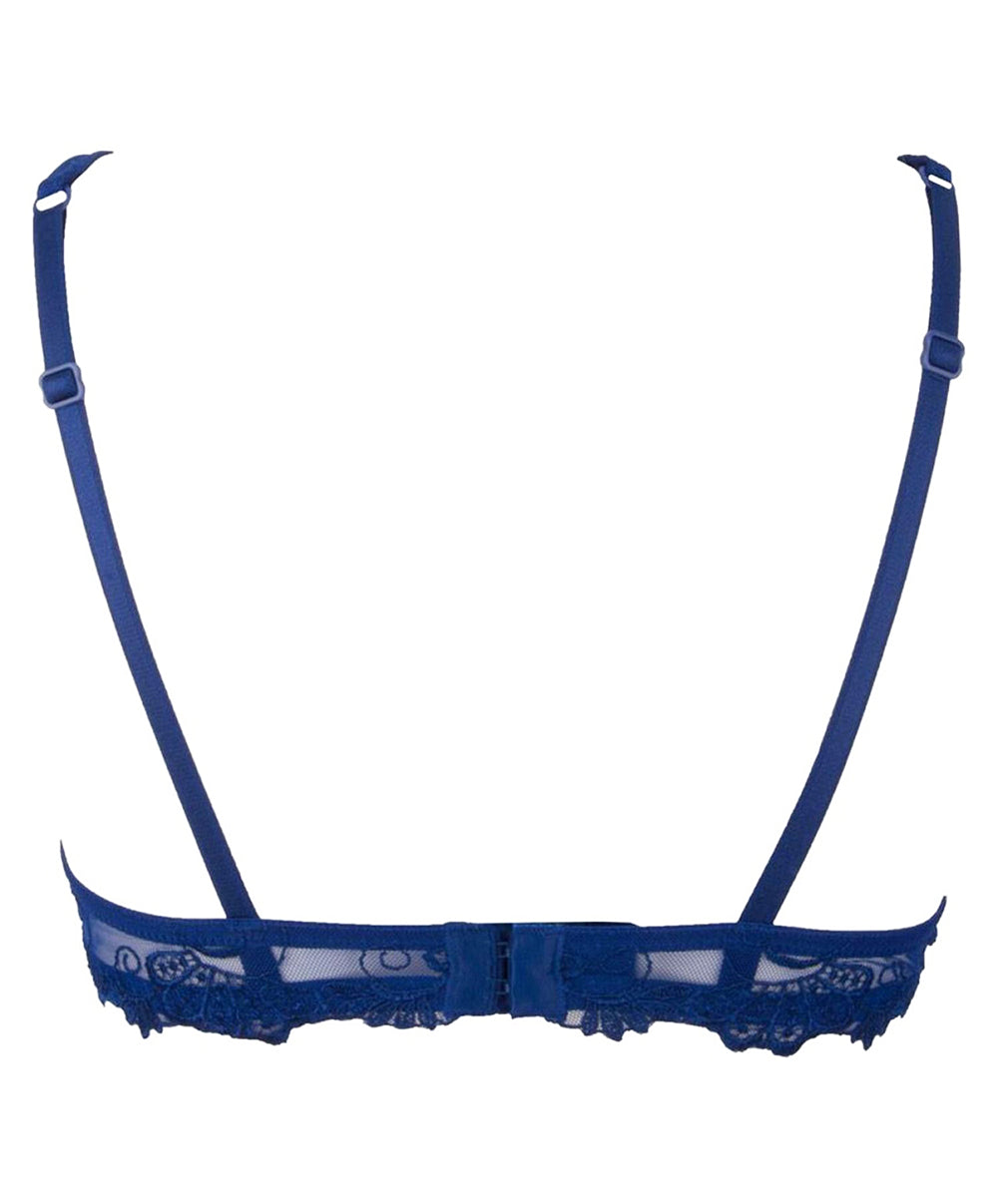 Soutien-gorge triangle armatures sexy Lise Charmel Dressing Floral bleu ACC6988-DB