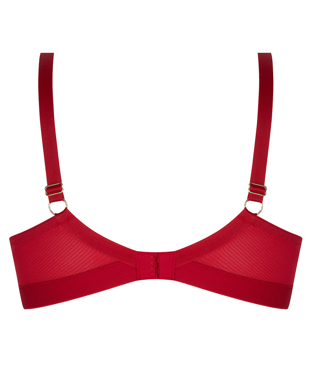 Soutien-gorge triangle armatures couvrant Lise Charmel Adorable en Sexy rouge effusion BCH6785-RE