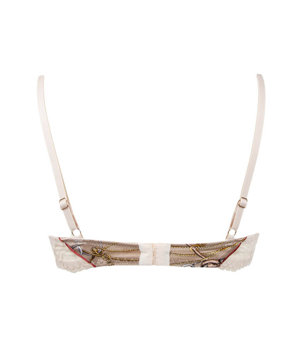 Soutien-gorge triangle armatures en soie Lise Charmel Séduction cavalière Ambre ACH6909-AC-1