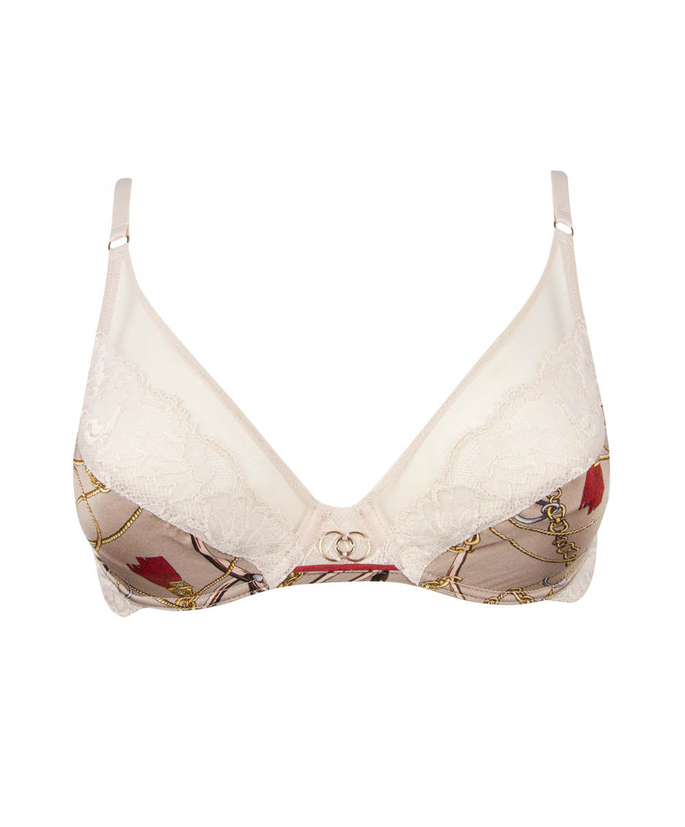 Soutien-gorge triangle armatures en soie Lise Charmel Séduction cavalière Ambre ACH6909-AC-1