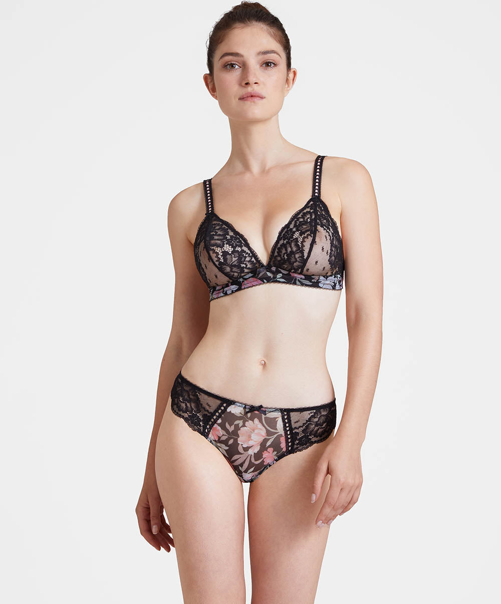 Soutien-gorge triangle sans armatures Magic garden Pivoine Aubade IA10-PIVN