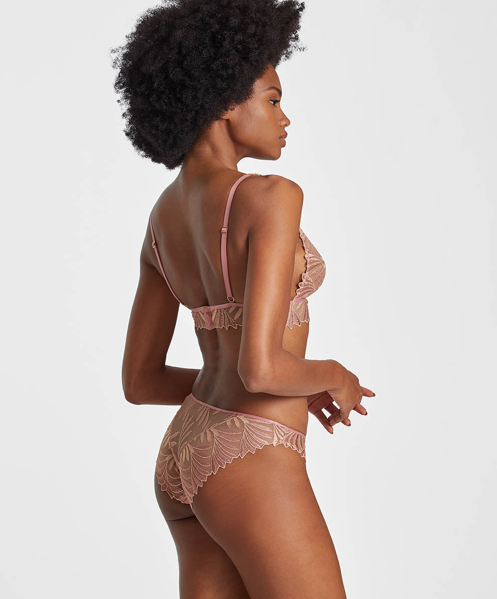 Soutien-gorge triangle sans armatures Aubade x Iris Van Herpen Sensory illusion Silk rose Aubade RC10B-SILR