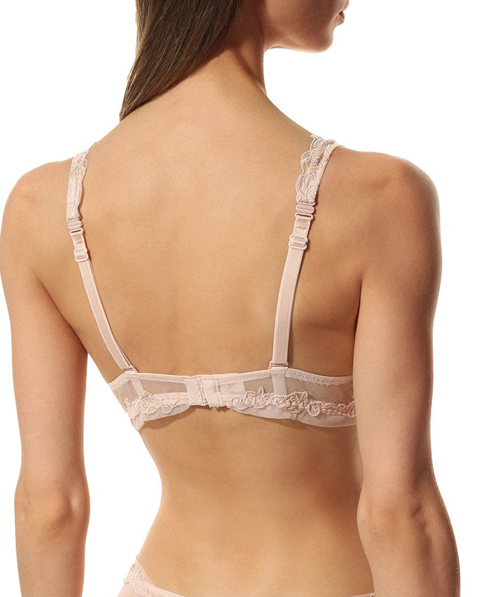 Soutien-gorge triangle sexy "Glamour" Lise Charmel Rose de Venise désir venise ACH7421-DV
