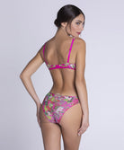 Soutien-gorge triangle sexy "Glamour" Lise Charmel Envolée de Fleurs fuchsia ACH7483-EF