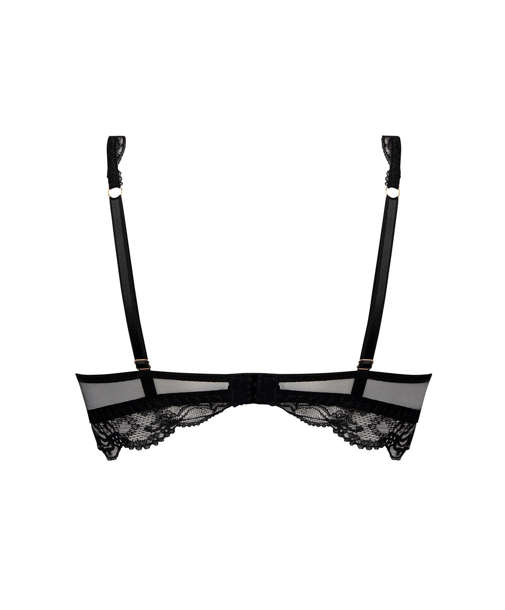 Soutien-gorge triangle sexy "Glamour" Lise Charmel Féérie Couture noir ACH7474-NO