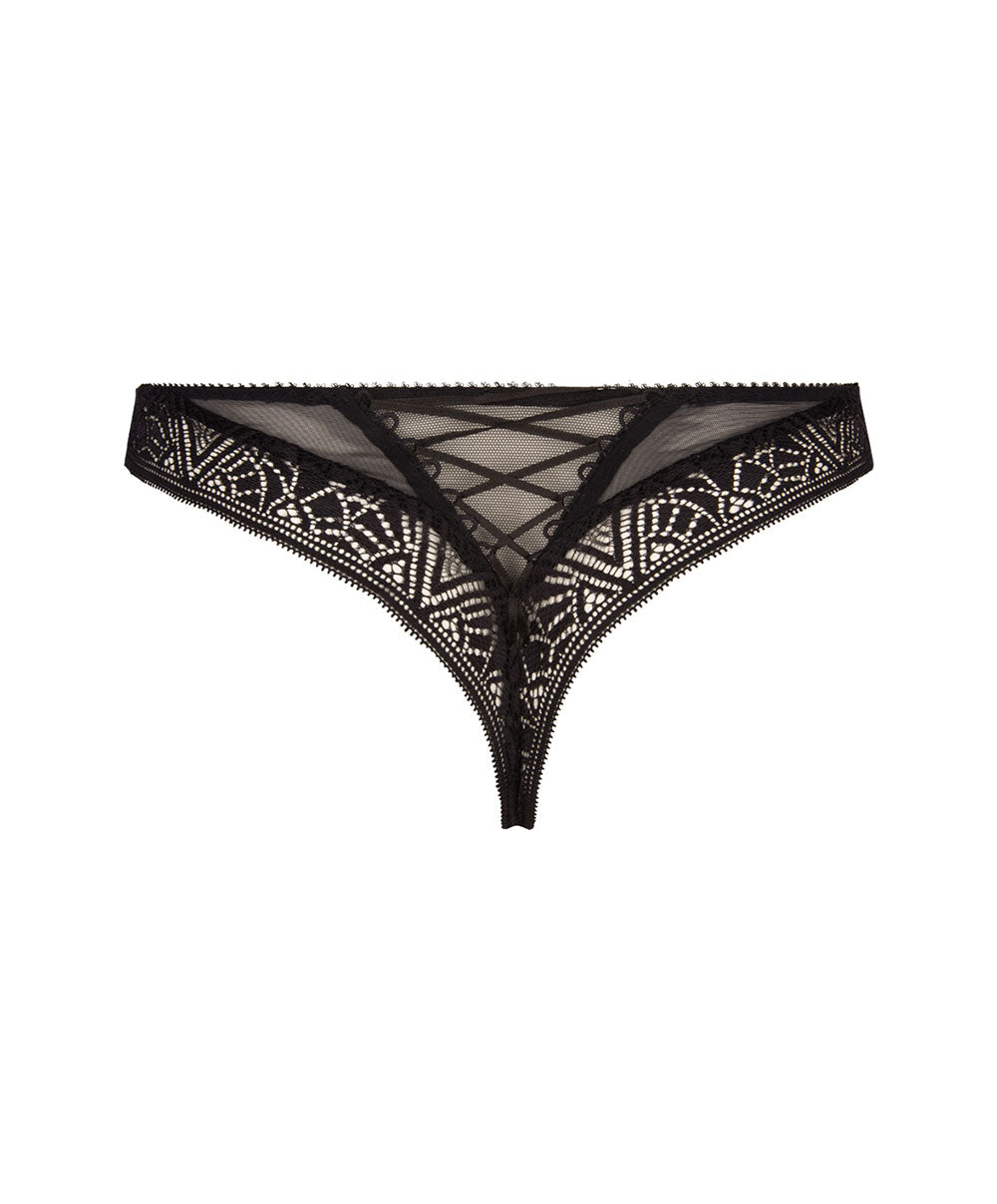 String Antigel de Lise Charmel Deco Folies noir ECH0047-NO