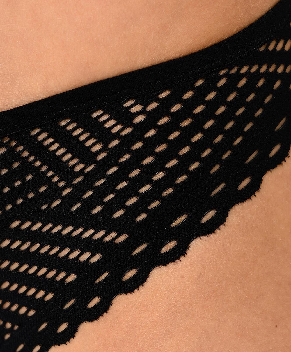 String tressage graphic Antigel de Lise Charmel Noir ECC0037-TN