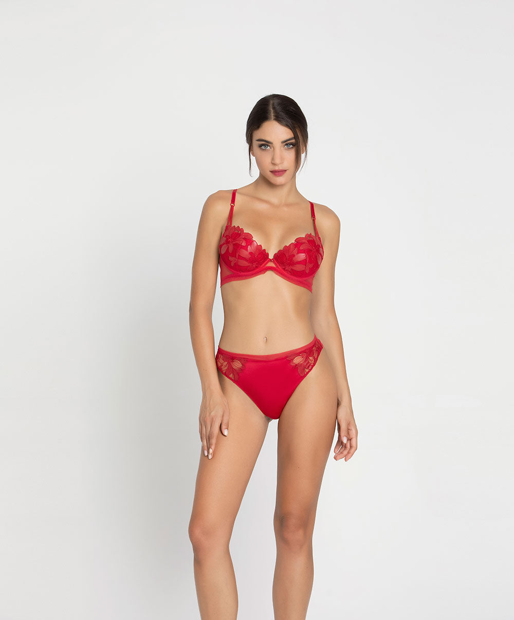 String Lise Charmel Glamour Couture rouge ACH0007-GD