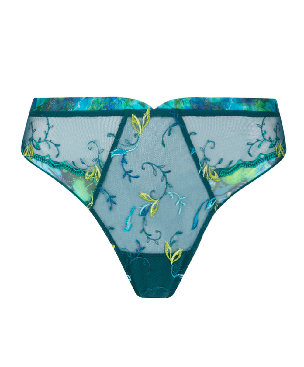 String Lise Charmel Grâce Aquatique floral aqua ACH0093-FA 100