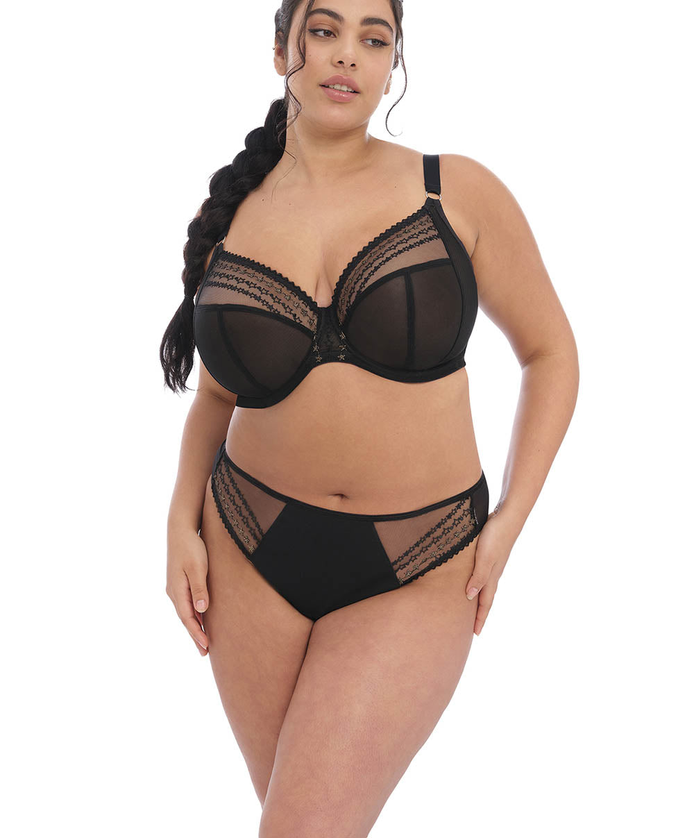 String grande taille Elomi Matilda Black star EL8907-BKS