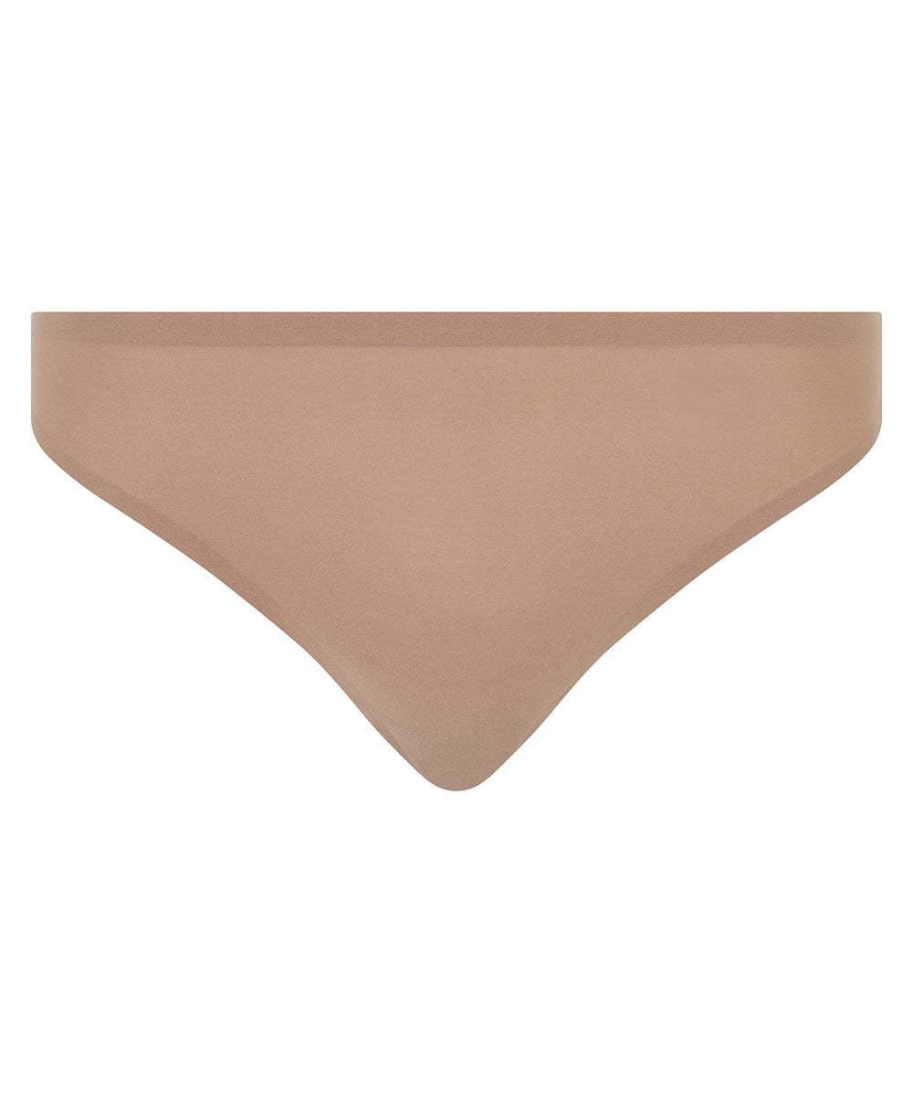 String taille basse Chantelle Soft Stretch café latte C26490-02T