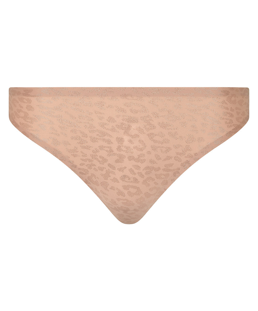 String taille basse Chantelle Soft Stretch leo scintillant C11DG9-0X7