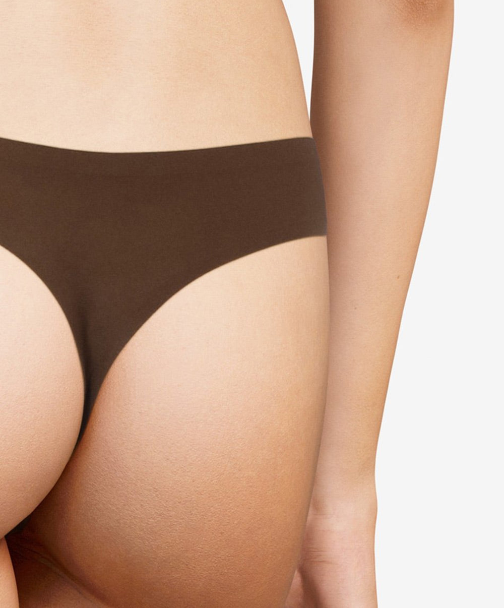 String taille basse Chantelle Soft Stretch noyer C26490-0ST