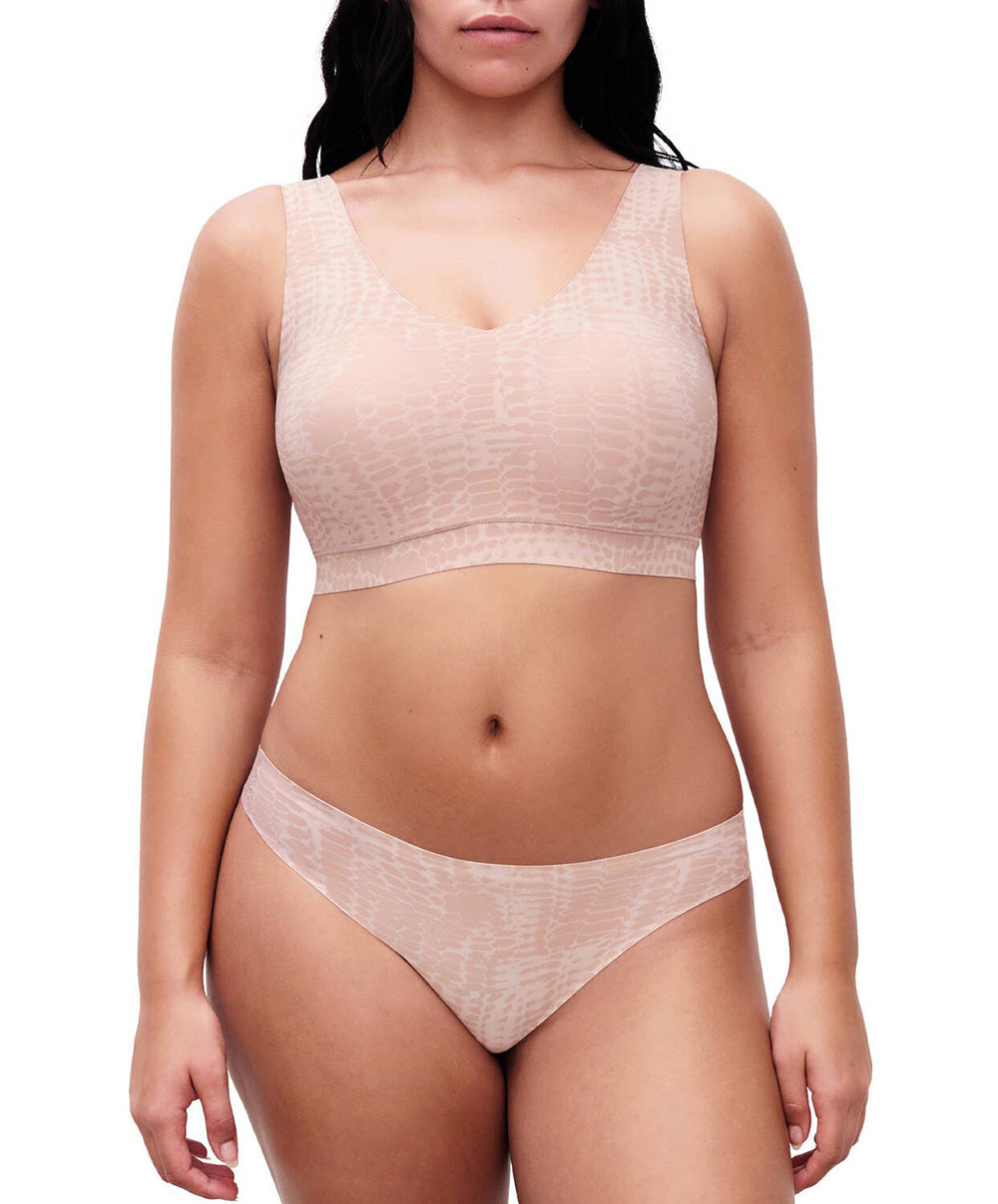 String Chantelle Softstretch imprimé sepent clair C11D90-A20 4