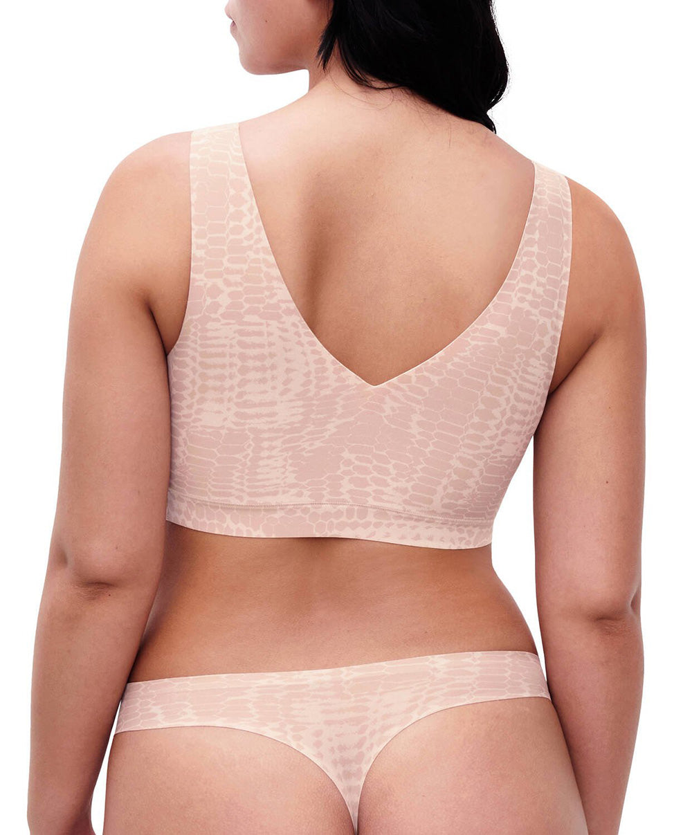 String Chantelle Softstretch imprimé sepent clair C11D90-A20 5