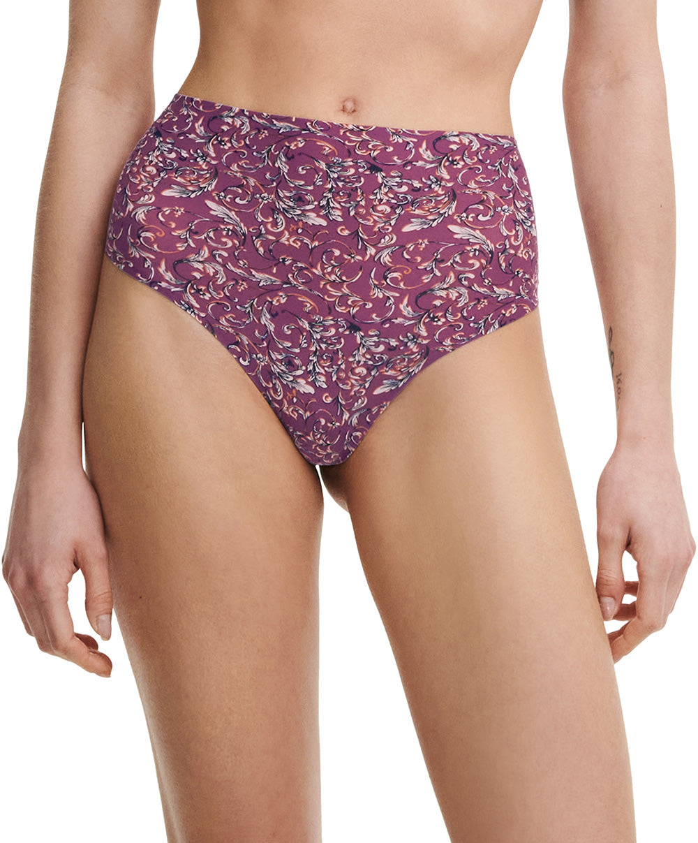 String taille haute Chantelle Soft Stretch baroque print C11DA0-0S7