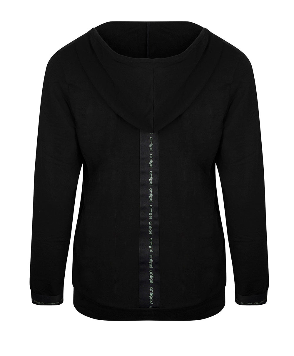 Sweat à capuche Antigel de Lise Charmel Tressage Graphic noir ELC5337-TN