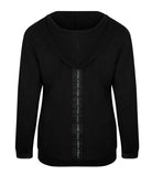 Sweat à capuche Antigel de Lise Charmel Tressage Graphic noir ELC5337-TN