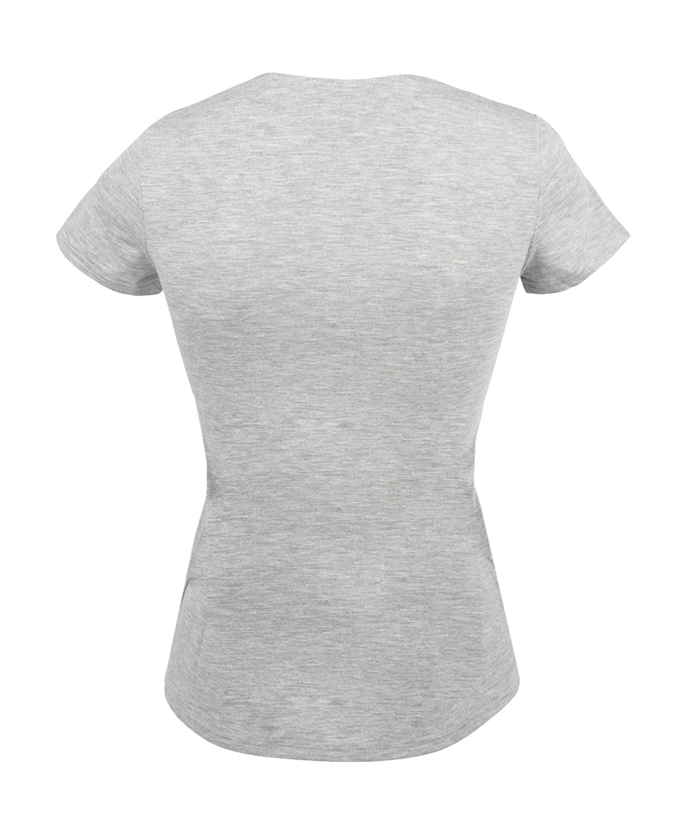 T-shirt manches courtes col en V Antigel de Lise Charmel Simply Perfect chiné gris ENA9106-CG