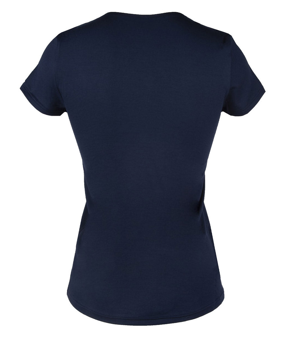 T-shirt manches courtes col en V Antigel de Lise Charmel Simply Perfect bleu marine ENA9106-BM