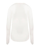 T-shirt manches longues col V Antigel de Lise Charmel Simply Perfect nacre ENA2006-NA
