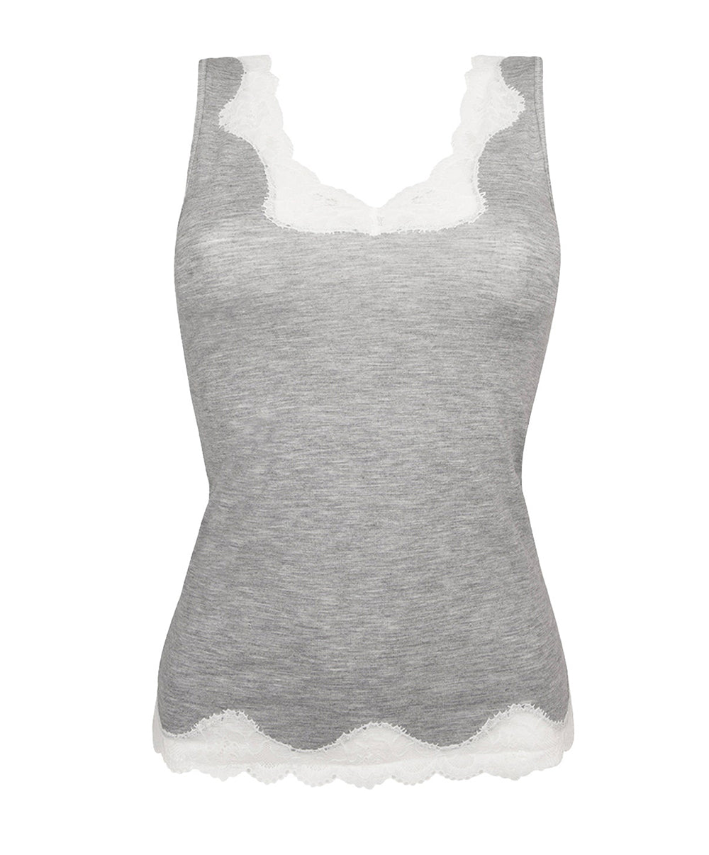 T-shirt sans manches Antigel de Lise Charmel Simply Perfect chiné gris ENA4006-CG