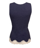 T-shirt sans manches Antigel de Lise Charmel Simply Perfect bleu chiné ENA4006-BN