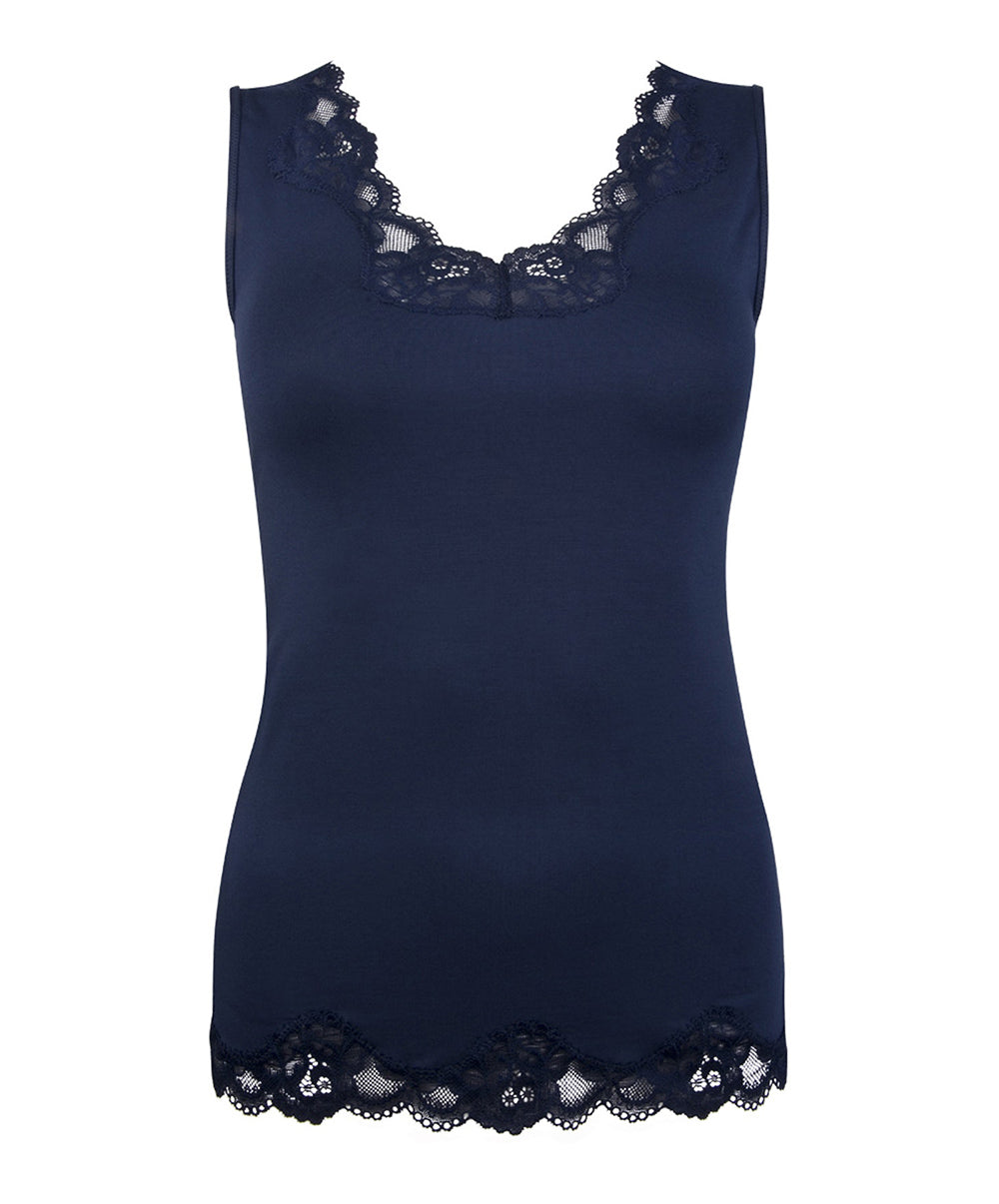 T-shirt sans manches Simply Perfect bleu marine Antigel de Lise Charmel ENA4006-BM