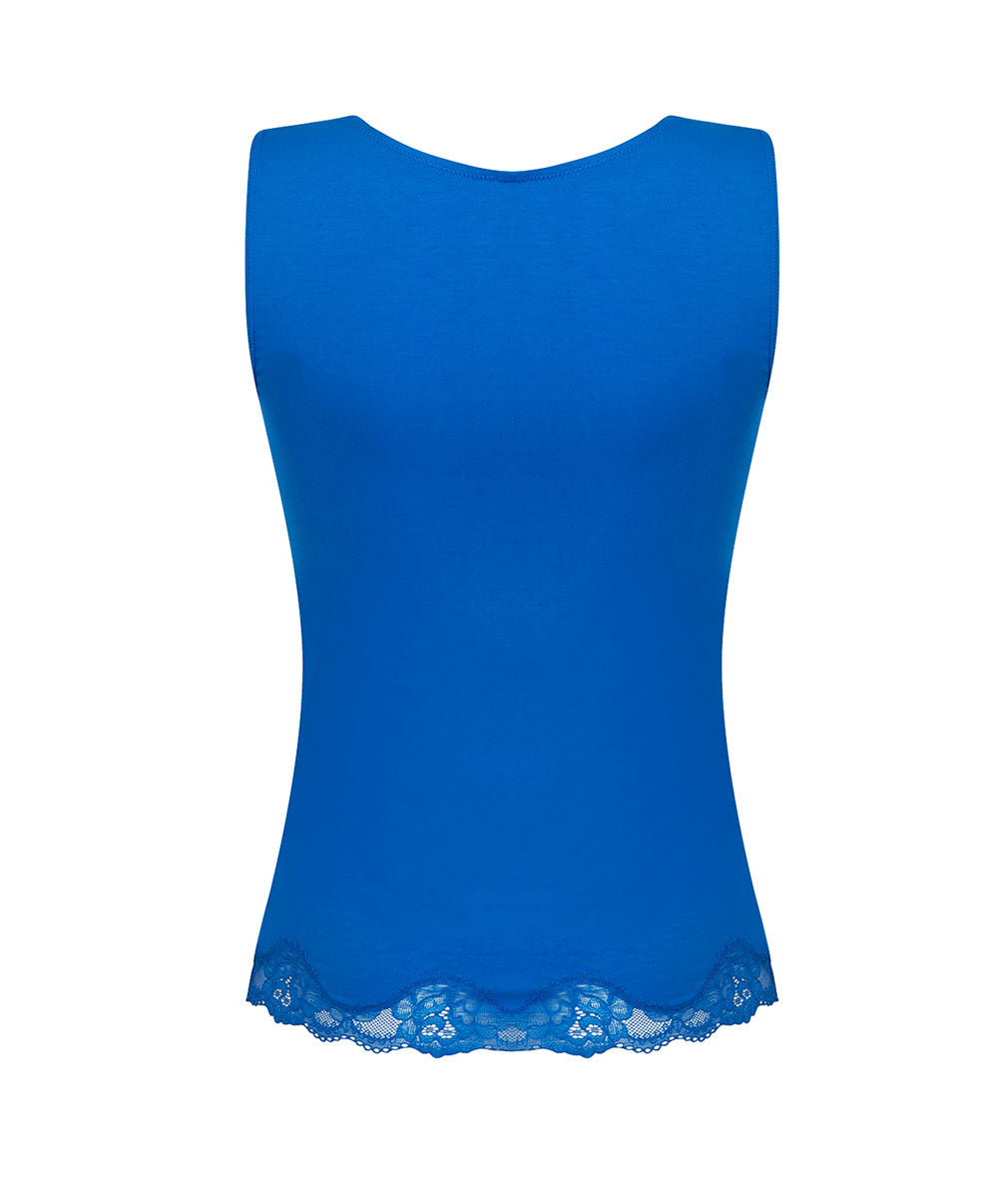 T-shirt sans manches Antigel de Lise Charmel Simply Perfect bleu cobalt ENA4006-SC