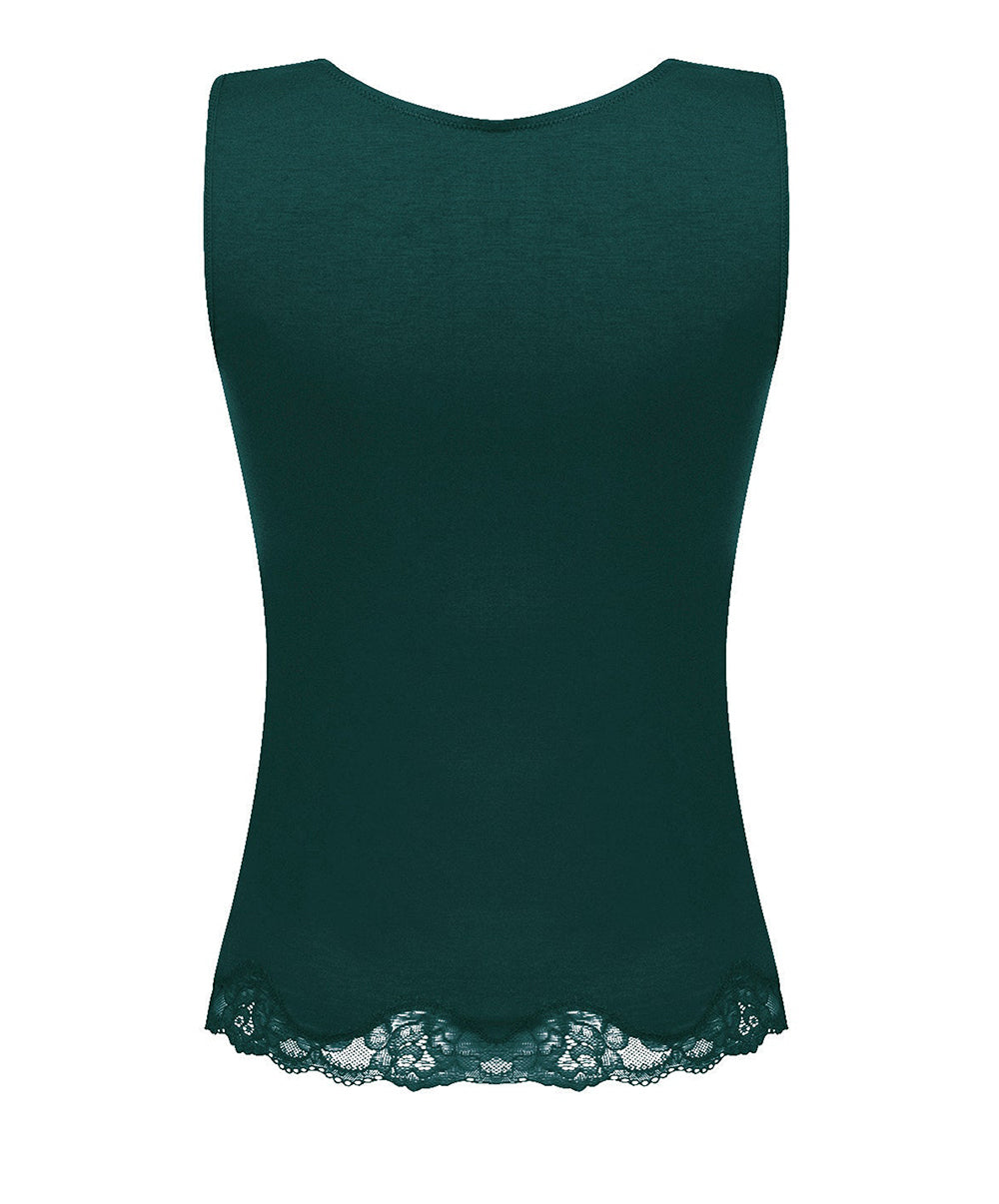 T-shirt sans manches Antigel de Lise Charmel Simply Perfect vert anglais ENA4006-VA