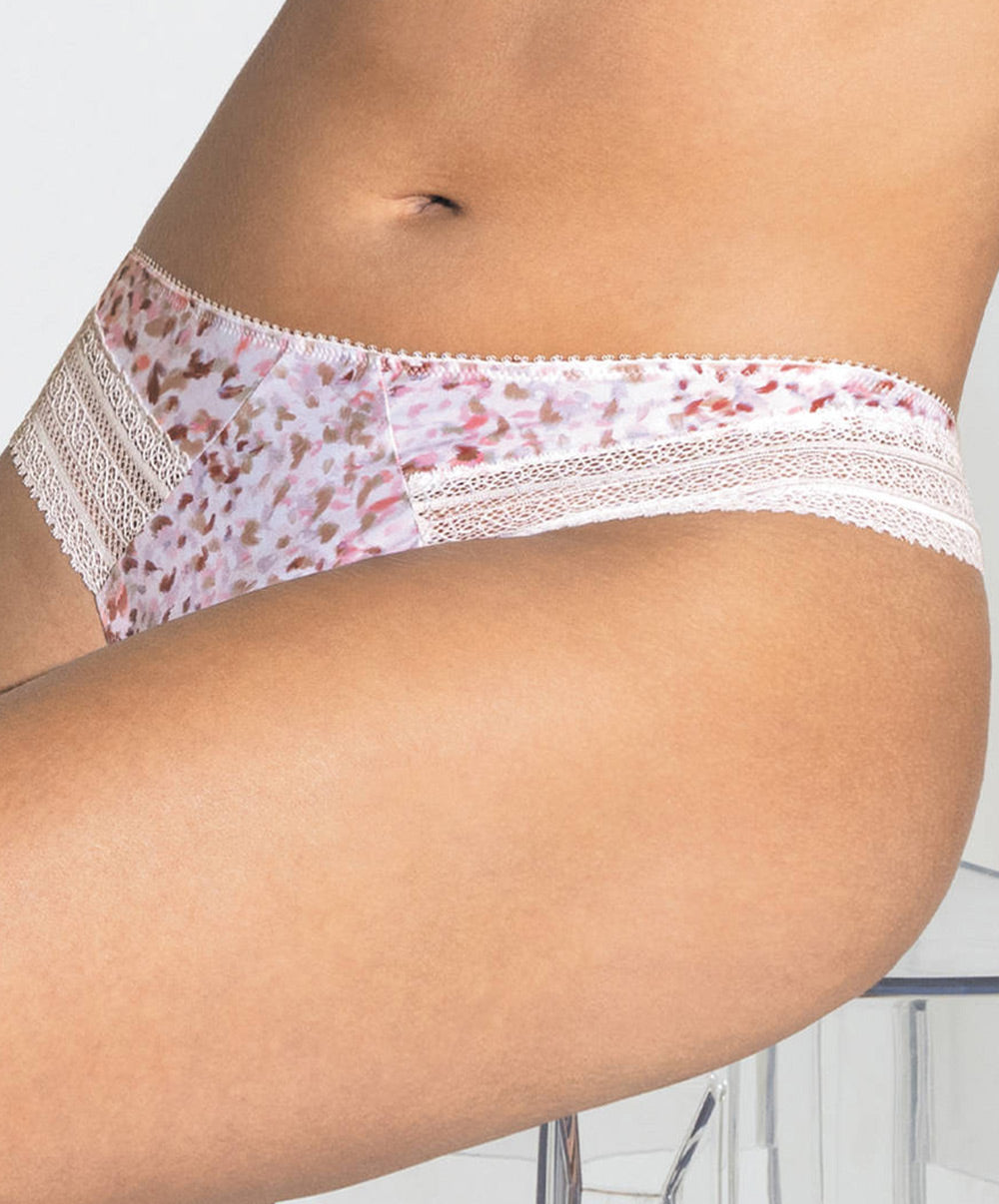 Tanga Antinéa de Lise Charmel Féline en Douce rose CCG0004-RF