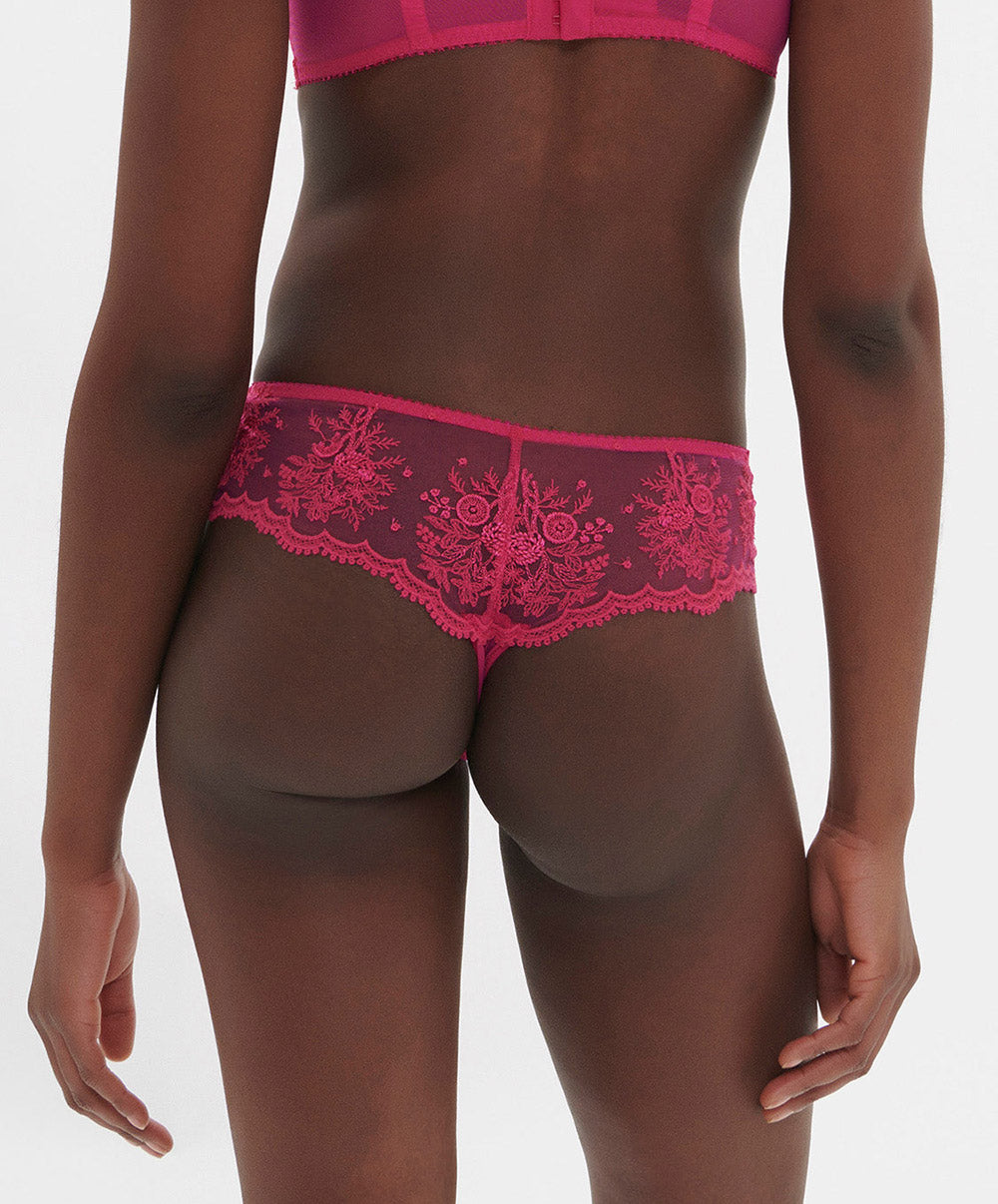 Tanga Simone Pérèle Intrigue rose disco 1E2710-346