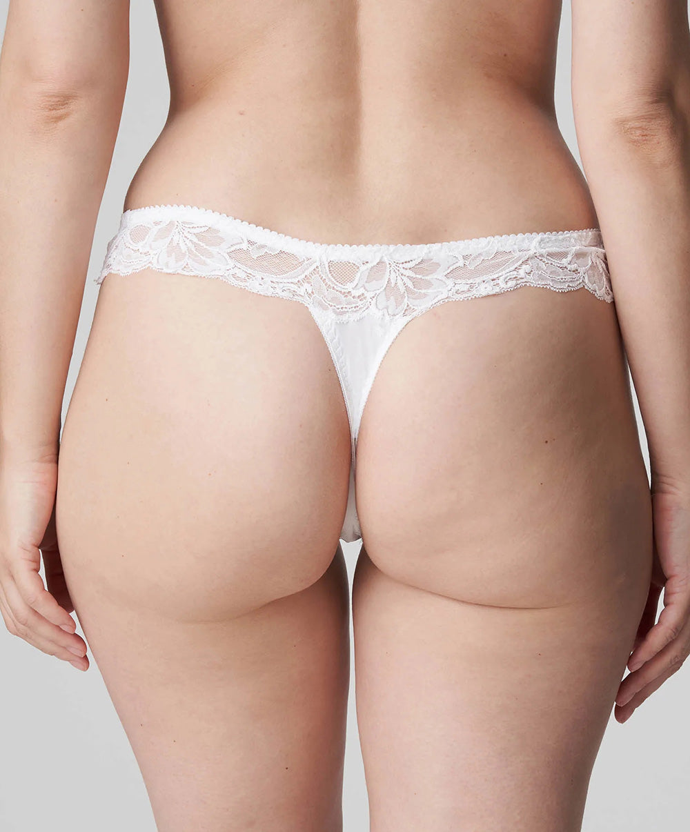 Tanga dentelle PrimaDonna Madison blanc 0662125-WIT