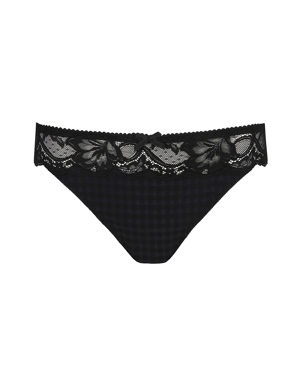 Tanga dentelle PrimaDonna Madison noir 0662125-ZWA