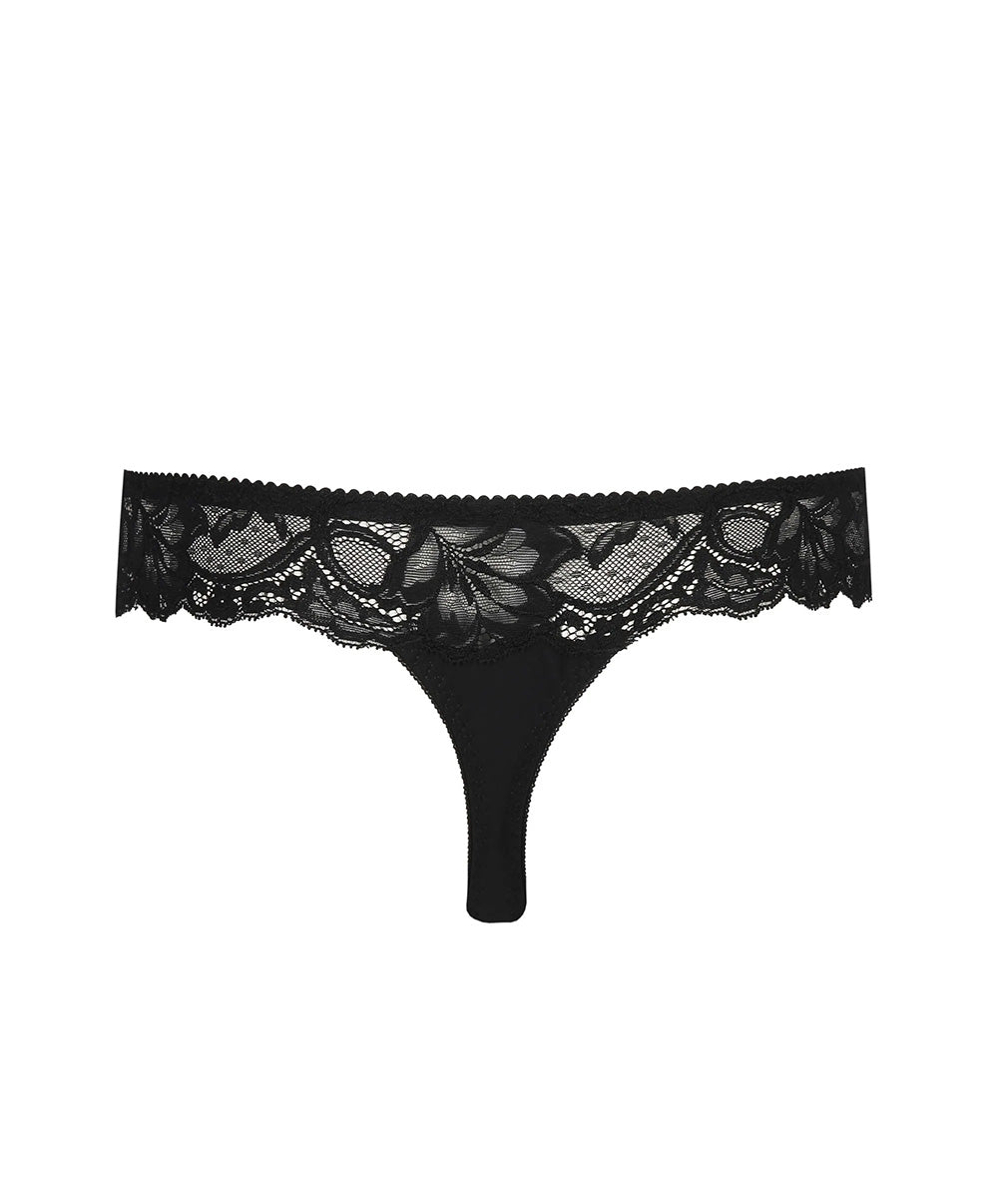 Tanga dentelle PrimaDonna Madison noir 0662125-ZWA