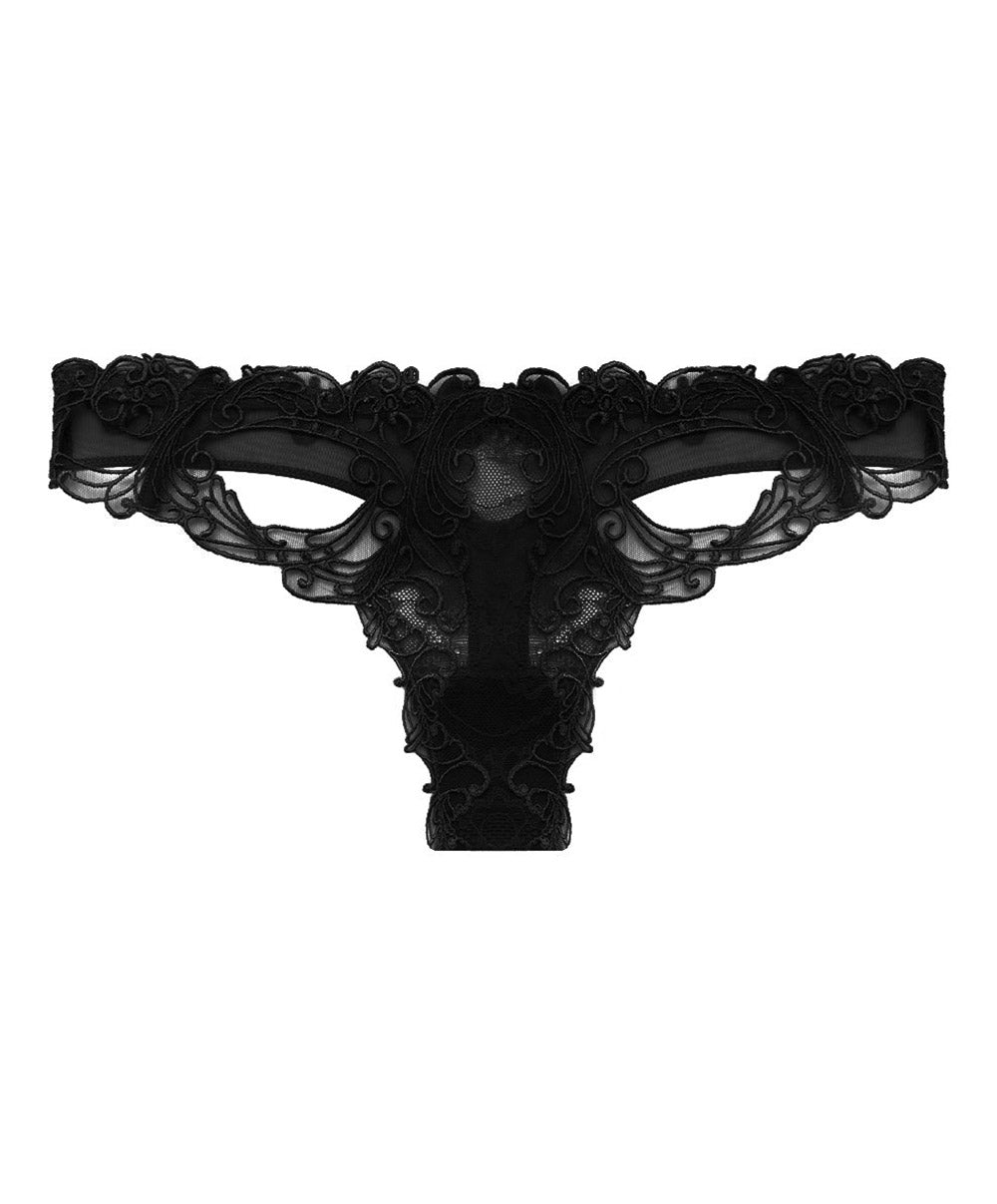 Tanga sexy Lise Charmel Soir de Venise noir ACA0903-ND
