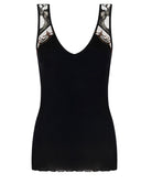 Tee-shirt sans manches laine et soie bien-être Charme Secret noir Lise Charmel ANJ9233-CN 8