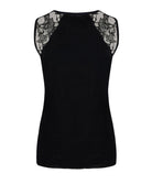 Tee-shirt sans manches laine et soie bien-être Charme Secret noir Lise Charmel ANJ9233-CN 9