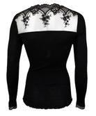 Top en laine et en soie Lise Charmel Sublime en Dentelle noir ANH2113-NO
