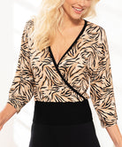 Top cache-cœur Antigel de Lise Charmel Tigre Rebelle tigre blond ELH4578-TB